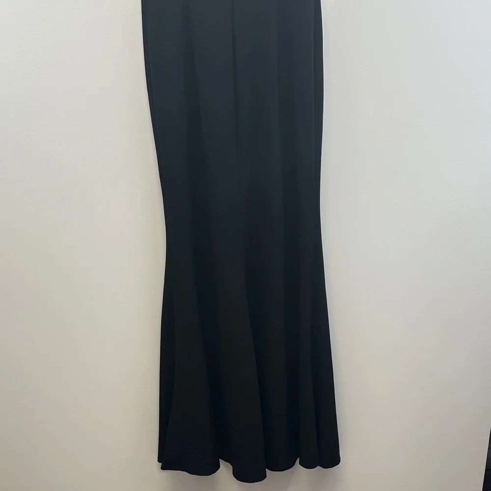 Jenny Yoo Jenner Crepe Square Neck Fit Flare Formal Evening Dress 18